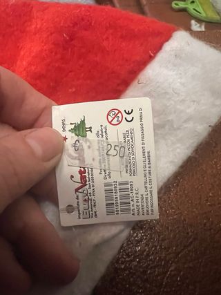 Cappellino natalizio rosso