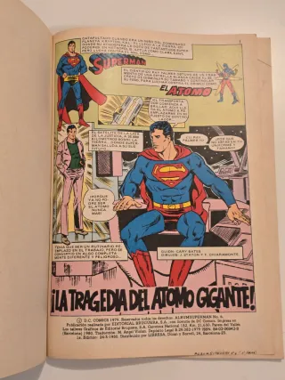 Superman n6 - La Tragedia del Átomo Gigante