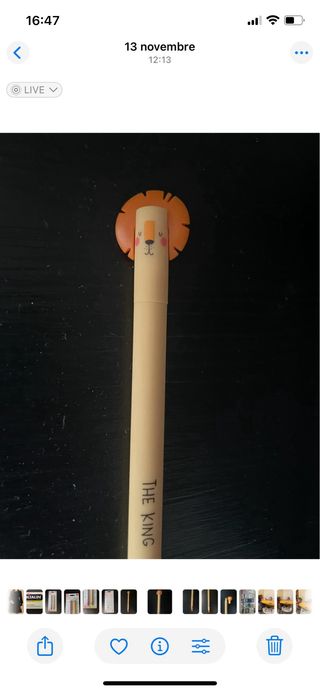 Penna cancellabile Legami Leone fuori produzione