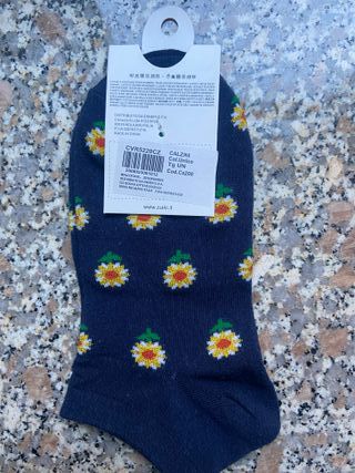 Calzini Zuiki fantasia fiori gialli