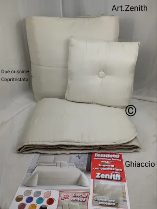 Trapunta + 2 Cuscini Copritestata Rosa