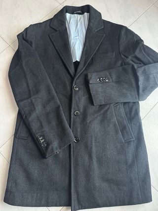 Cappotto uomo grigio