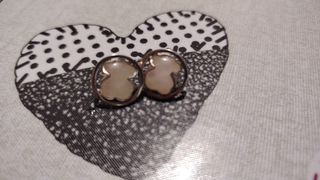 Pendientes Tous Oso Rosa y plata