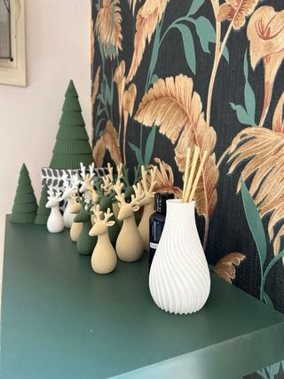 Trio renne oro Natale