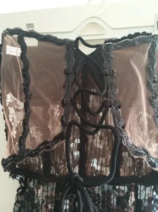 Conjunto de fiesta lentejuelas y tul