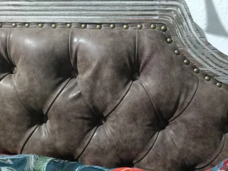 Cabecero de cama 180cm cuero