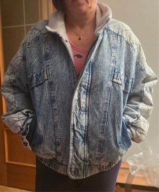 Cazadora vaquera forro borrego