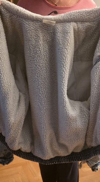 Cazadora vaquera forro borrego