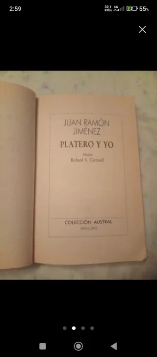 Lote 3 Libros: Cuba, Platero y Yo, Divina Comedia