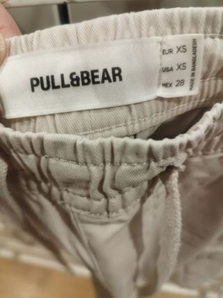 Bermudas beige cargo