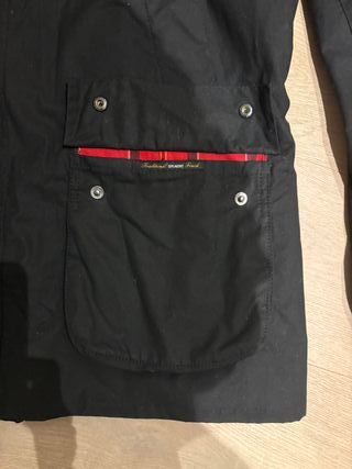 Chaqueta Barbour Tartán Roja Talla L