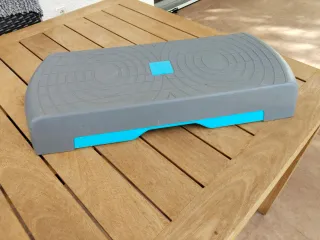 Banco de Step Gris y Azul