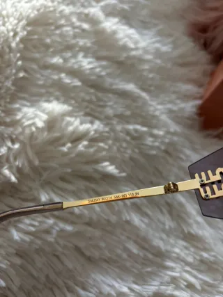 Gafas de sol Miu Miu Marrón y Dorado