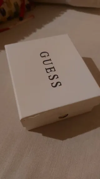 Portafoglio Guess donna bianco e blu nuovo