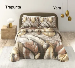 Trapunta Evelyne con fantasia felci