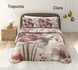 Trapunta Evelyne con fantasia felci