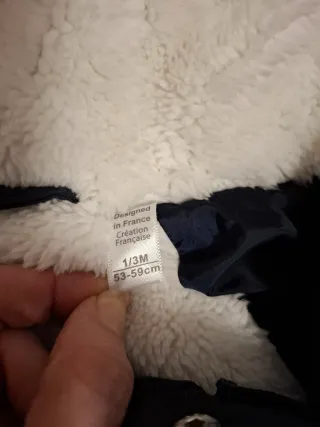 USADO 1 VEZ-Buzo bebé 1-3 meses