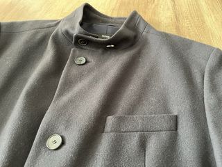 Abrigo Hugo Boss Lana Paño Azul. talla 58