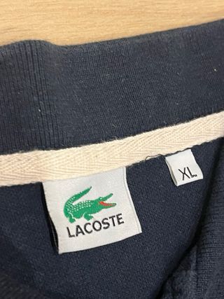 Polo Lacoste Azul Talla L