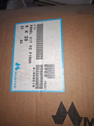 Viti Mustad per legno 4 x 30 - 1300 pezzi