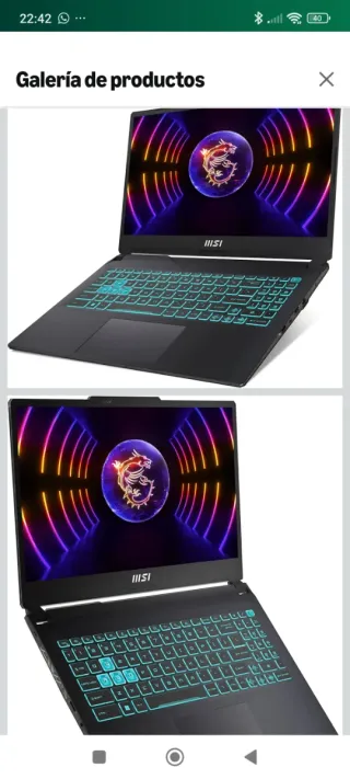 Portátil Gamer MSI RTX