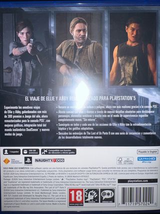 The Last of Us Parte II Remastered PS5