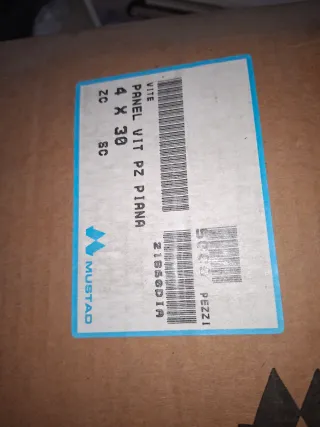 1000 Viti Mustad 4x30