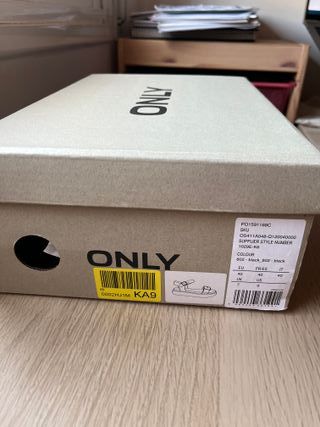 Sandalias ONLY Negras Talla 40 Nuevas