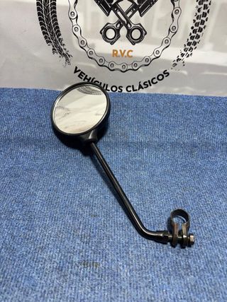Espejo a manillar con soporte moto clasica