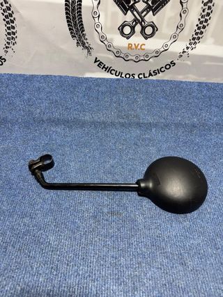 Espejo a manillar con soporte moto clasica