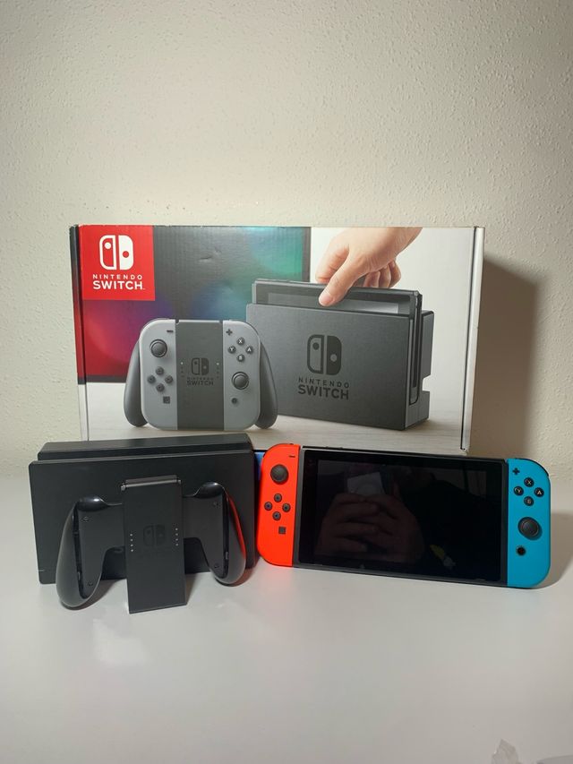 NOVO!! Nintendo Switch Azul e Vermelho