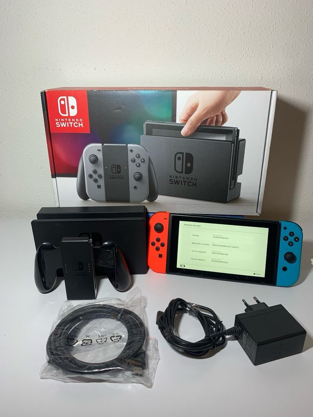 NOVO!! Nintendo Switch Azul e Vermelho