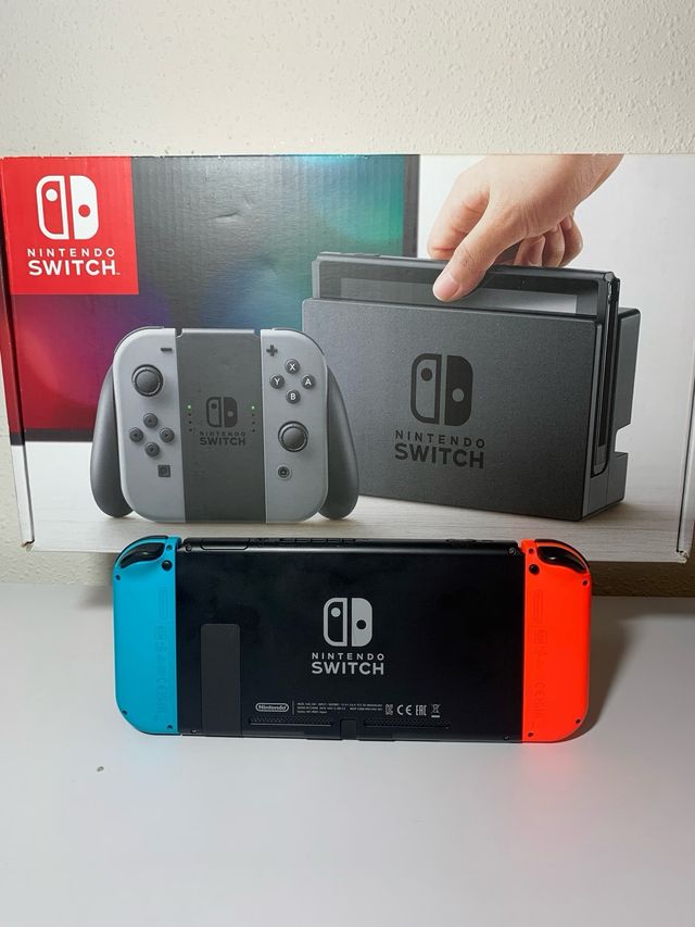 NOVO!! Nintendo Switch Azul e Vermelho