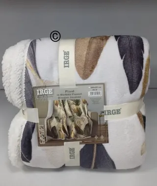 Coperta plaid IRGE disegno Jasmine