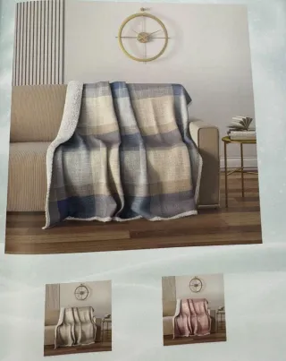 Coperta plaid IRGE disegno Jasmine