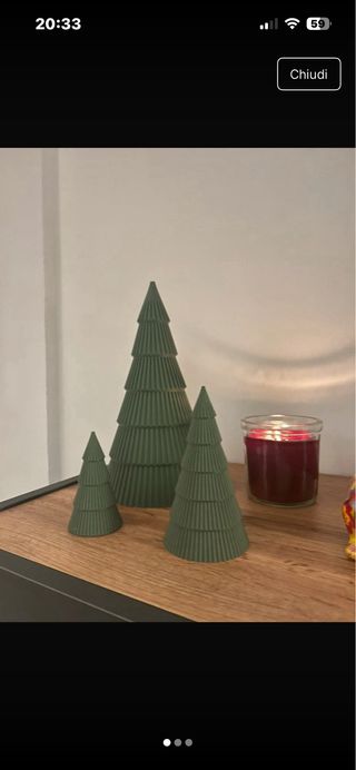 Tris alberi di Natale