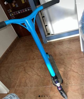 Patinete Scooter Azul Poco Uso