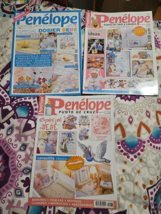 Revistas Penélope Punto de Cruz Bebé