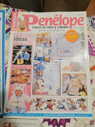 Revistas Penélope Punto de Cruz Bebé