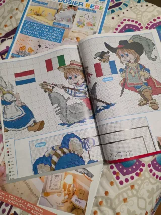 Revistas Penélope Punto de Cruz Bebé