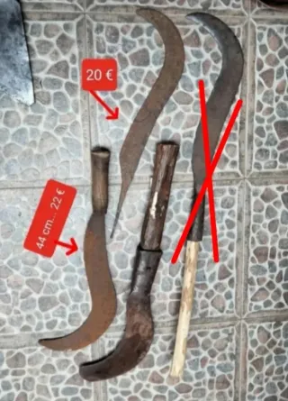 Herramientas antiguas de campo