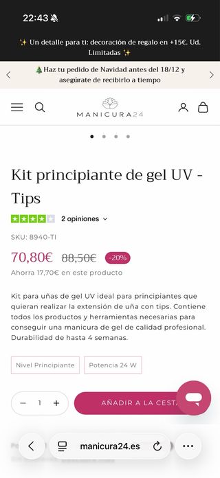 Kit Principiante Gel UV – Tips