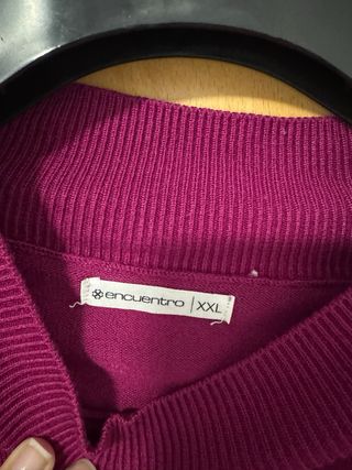 Jersey morado cuello alto