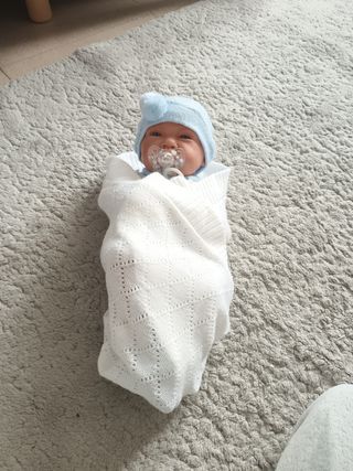 Muñeco Antonio Juan niño azul