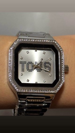 Reloj Tous Plata con Cristales
