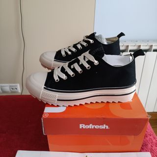 Zapatillas plataforma negras talla 38