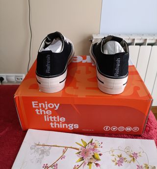 Zapatillas plataforma negras talla 38