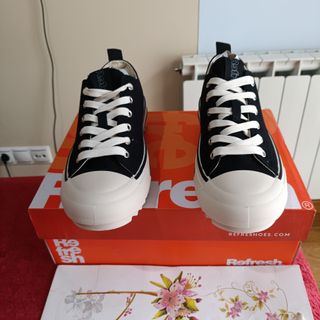 Zapatillas plataforma negras talla 38