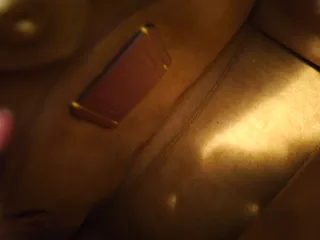 Bolso Coach Piel Blanco y Marrón Nuevo