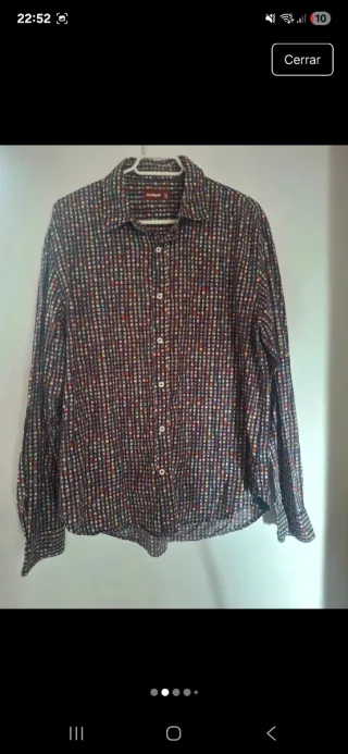 Camisa Desigual Talla XL Multicolor unisex
